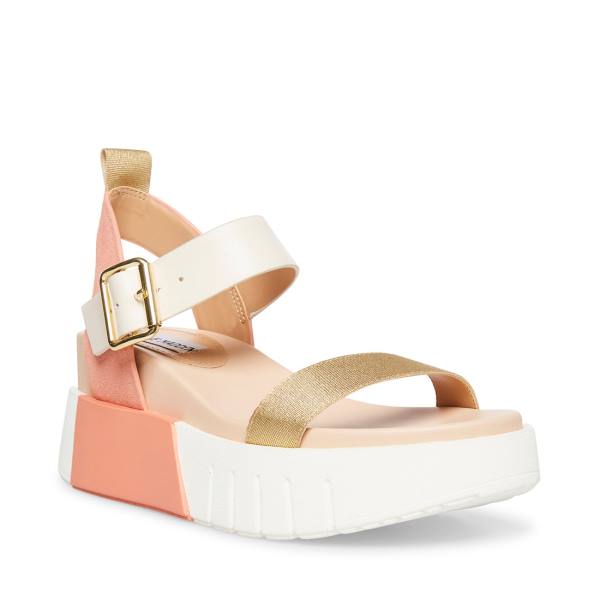 Steve Madden Pastry Blush Sandaler Dame Rosa Multicolor | SM-415GW