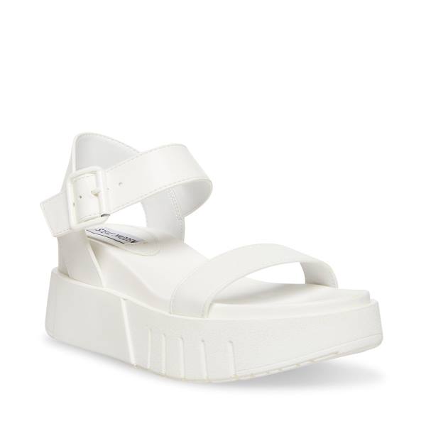 Steve Madden Pastry Sandaler Dame Hvite | SM-952ZU