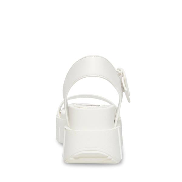 Steve Madden Pastry Sandaler Dame Hvite | SM-952ZU