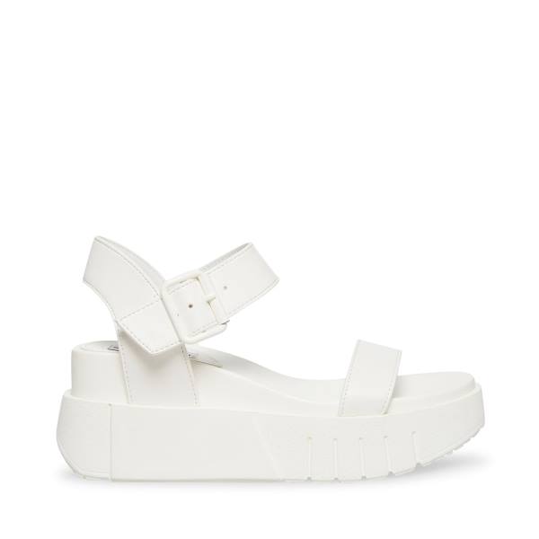 Steve Madden Pastry Sandaler Dame Hvite | SM-952ZU