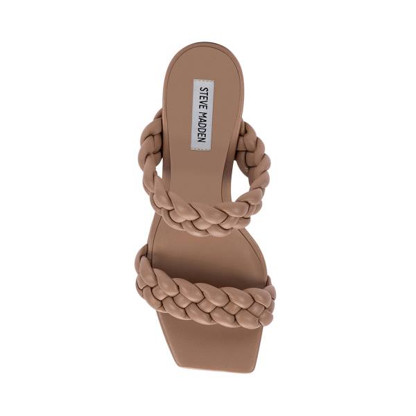 Steve Madden Paxton Cafe Heel Høye Hæler Dame Brune Brune | SM-569RP