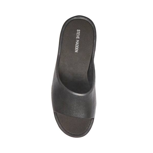 Steve Madden Peerless Sandaler Dame Svarte | SM-306HN