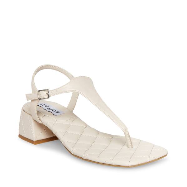 Steve Madden Pepper Bone Sandaler Dame Beige | SM-726MK