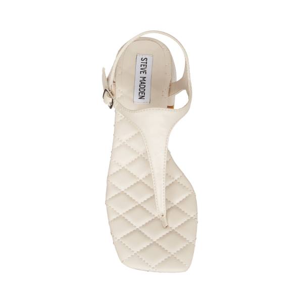 Steve Madden Pepper Bone Sandaler Dame Beige | SM-726MK