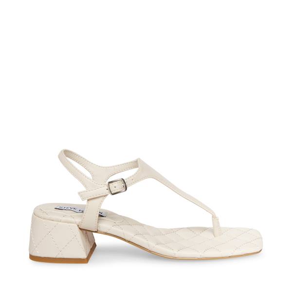 Steve Madden Pepper Bone Sandaler Dame Beige | SM-726MK