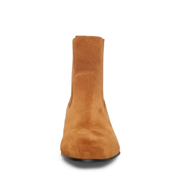 Steve Madden Pierre Tan Semsket Skinn Støvler Herre Brune | SM-410WI