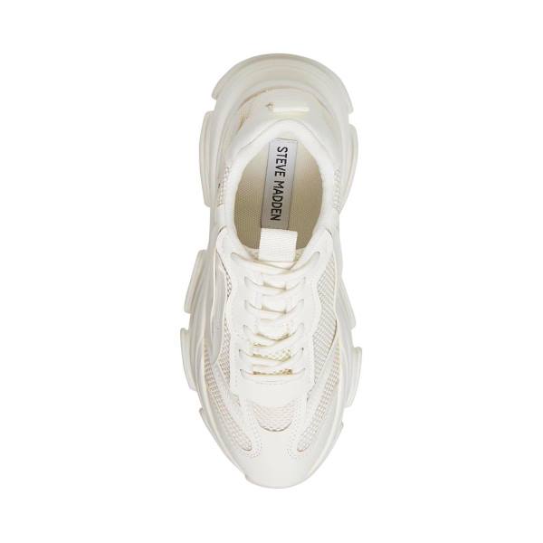 Steve Madden Possession Joggesko Dame Hvite | SM-915NI