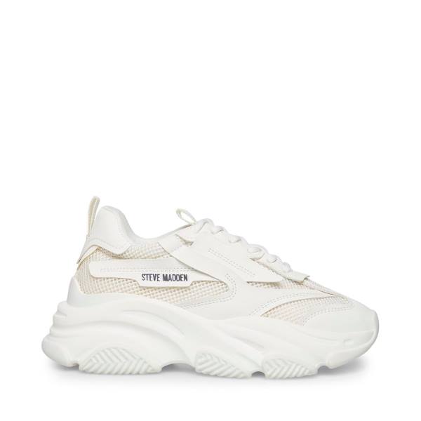 Steve Madden Possession Joggesko Dame Hvite | SM-915NI