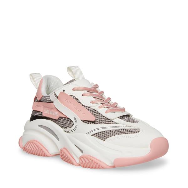 Steve Madden Possession Joggesko Dame Rosa Multicolor | SM-438BS