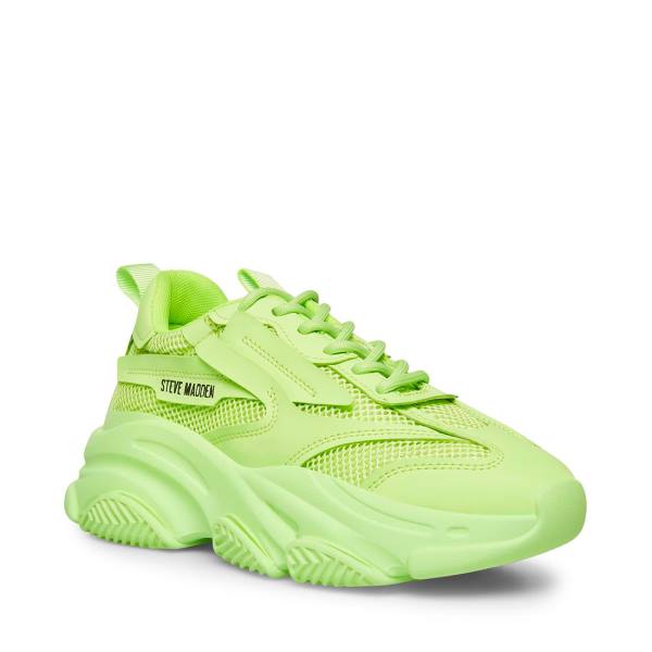 Steve Madden Possession Lime Joggesko Dame Lyse Grønn | SM-019PT