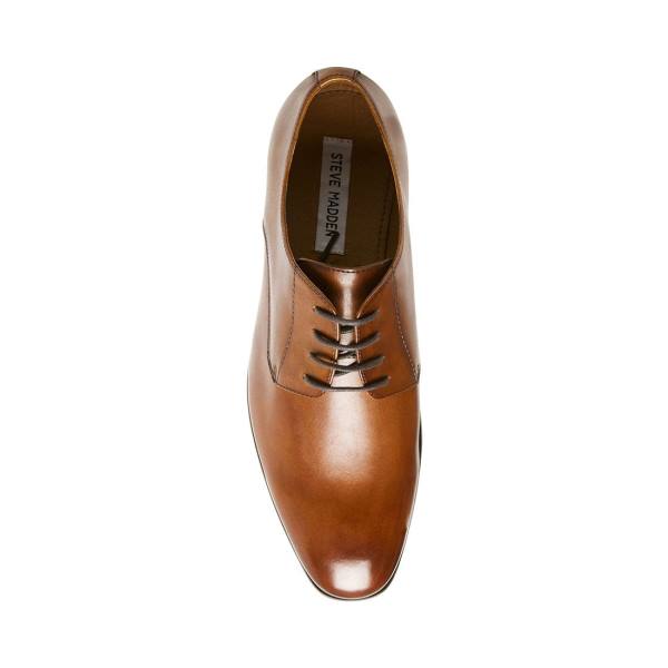 Steve Madden Prey Tan Lær Pensko Herre Brune | SM-025OA