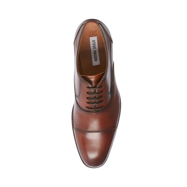 Steve Madden Proctor Tan Lær Pensko Herre Brune | SM-854DP