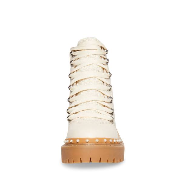 Steve Madden Rainier Bone Ankelstøvletter Dame Beige Multicolor | SM-470KH