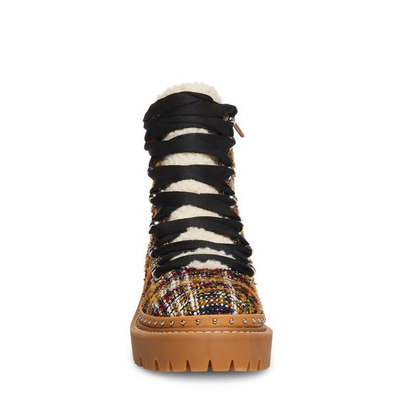 Steve Madden Rainier Rust Ankelstøvletter Dame Rød Multicolor | SM-235ZC