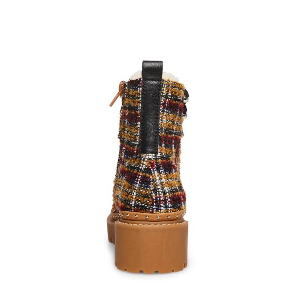 Steve Madden Rainier Rust Ankelstøvletter Dame Rød Multicolor | SM-235ZC