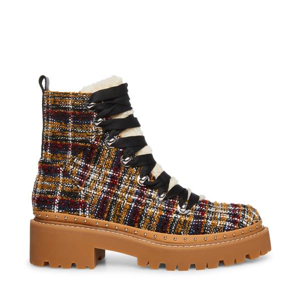 Steve Madden Rainier Rust Ankelstøvletter Dame Rød Multicolor | SM-235ZC