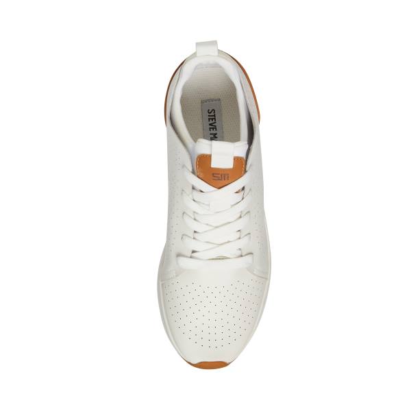 Steve Madden Revolve Joggesko Herre Hvite | SM-597IX