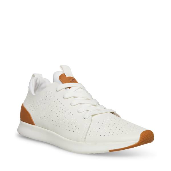 Steve Madden Revolve Joggesko Herre Hvite | SM-597IX