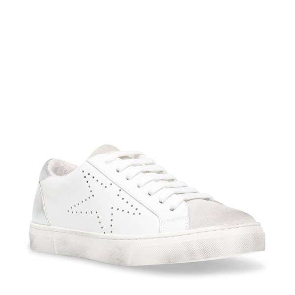 Steve Madden Rezza Joggesko Dame Hvite | SM-279KZ