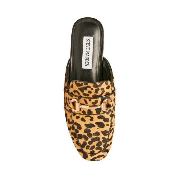 Steve Madden Rylie Leopard Flate Sko Dame Leopard | SM-729QY