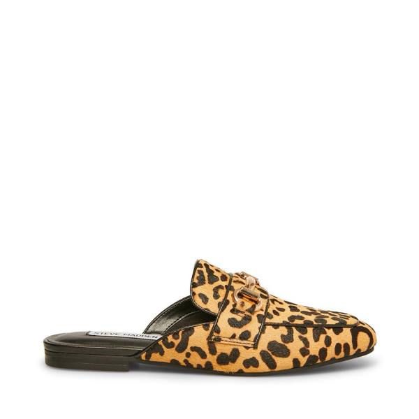 Steve Madden Rylie Leopard Flate Sko Dame Leopard | SM-729QY