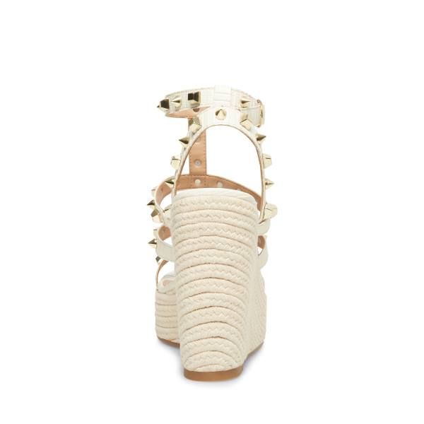 Steve Madden Sallina Sandaler Dame Hvite | SM-054RA