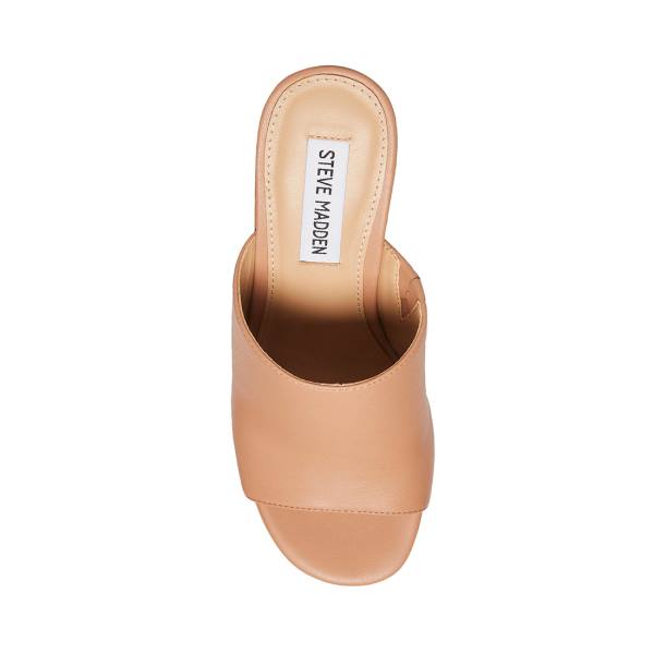 Steve Madden Sally Tan Heel Høye Hæler Dame Mørke Brune | SM-358GO