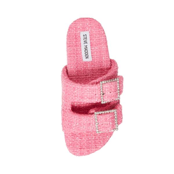 Steve Madden Sandstorm Tøfler Dame Rosa Multicolor | SM-123BJ