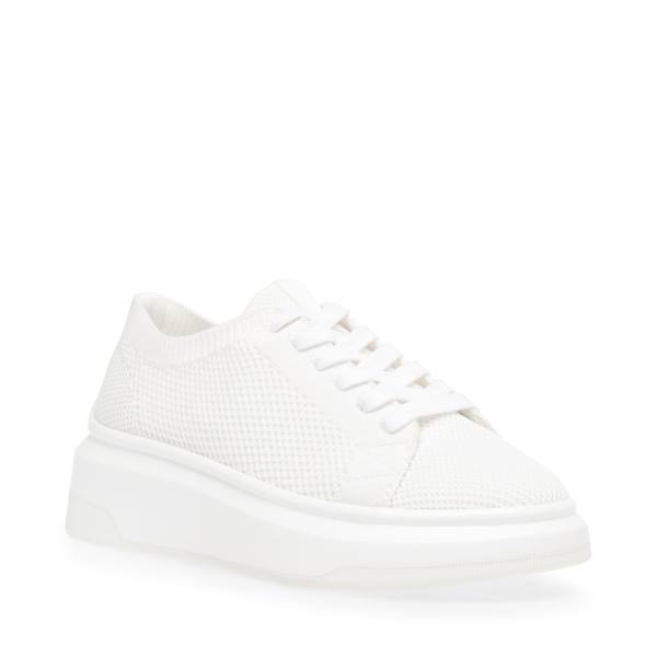 Steve Madden Savage Joggesko Dame Hvite | SM-830IC