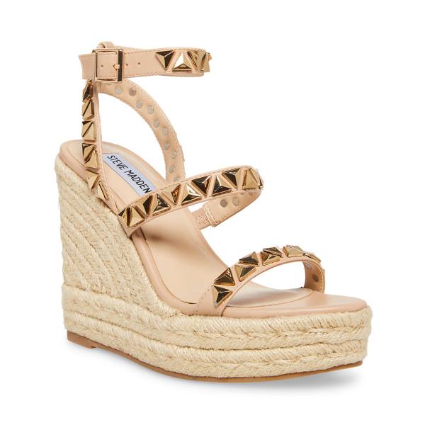 Steve Madden Sessions Tan Sandaler Dame Brune | SM-291QF