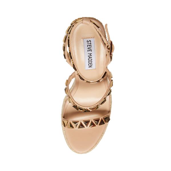 Steve Madden Sessions Tan Sandaler Dame Brune | SM-291QF