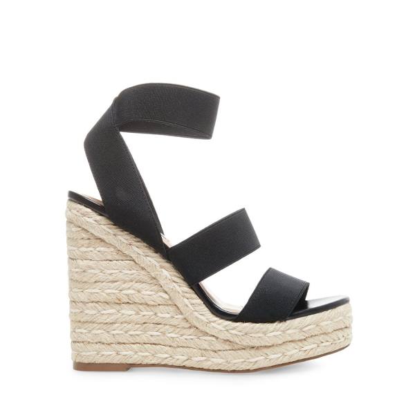 Steve Madden Shimmy Sandaler Dame Svarte | SM-730VT