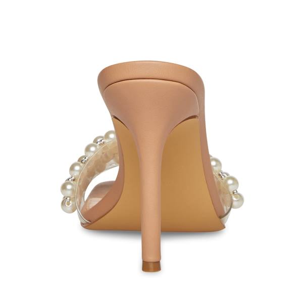 Steve Madden Sift Natural Heel Høye Hæler Dame Beige | SM-241WT