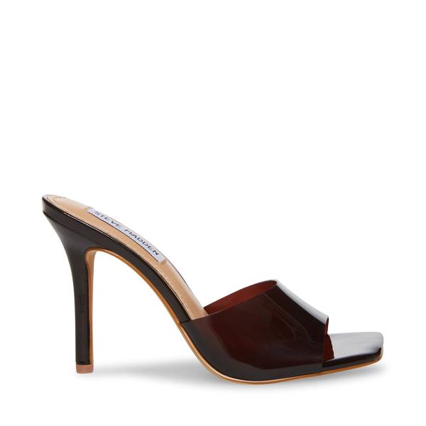 Steve Madden Signal Heel Høye Hæler Dame Brune | SM-568KU