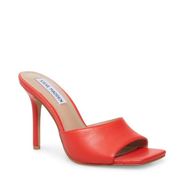 Steve Madden Signal Heel Høye Hæler Dame Rød | SM-572FO