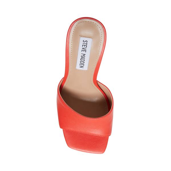 Steve Madden Signal Heel Høye Hæler Dame Rød | SM-572FO