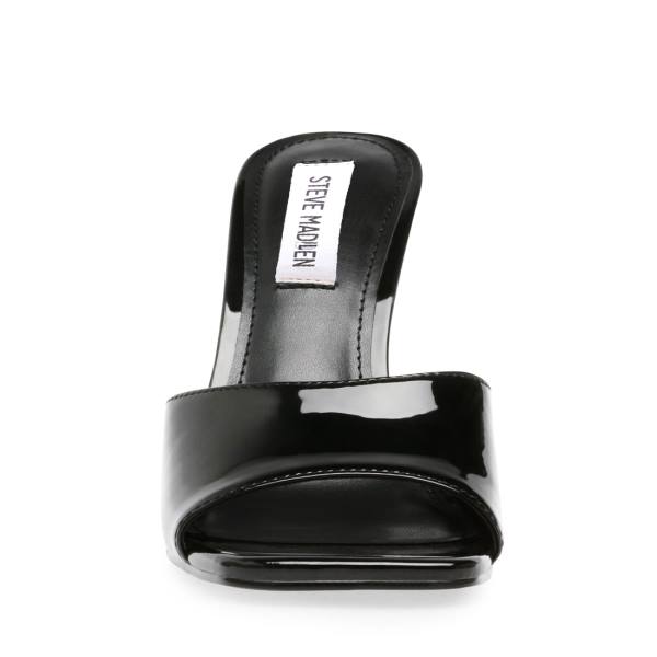 Steve Madden Signal Patent Heel Høye Hæler Dame Svarte | SM-715OW