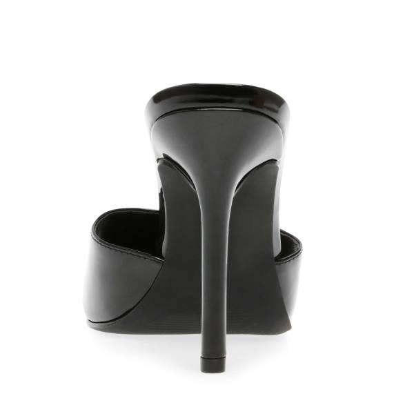 Steve Madden Signal Patent Heel Høye Hæler Dame Svarte | SM-715OW