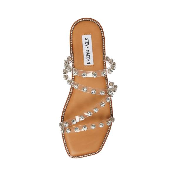 Steve Madden Skyler Sandaler Dame Clear | SM-568LE