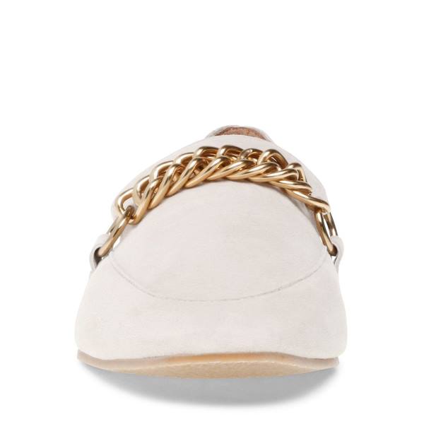 Steve Madden Soprano Bone Semsket Skinn Flate Sko Dame Beige | SM-764XW