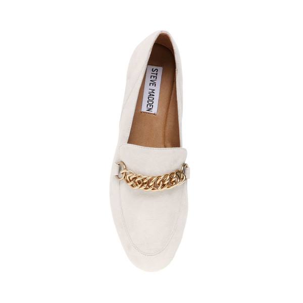 Steve Madden Soprano Bone Semsket Skinn Flate Sko Dame Beige | SM-764XW