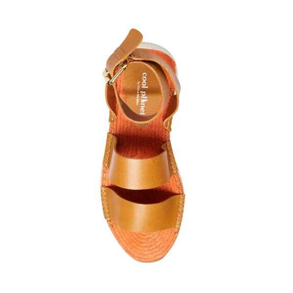 Steve Madden Springs Tan Paris Sandaler Dame Brune | SM-498XE