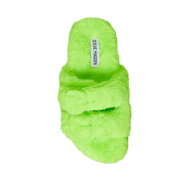 Steve Madden Staycation Lime Tøfler Dame Lyse Grønn | SM-528EO