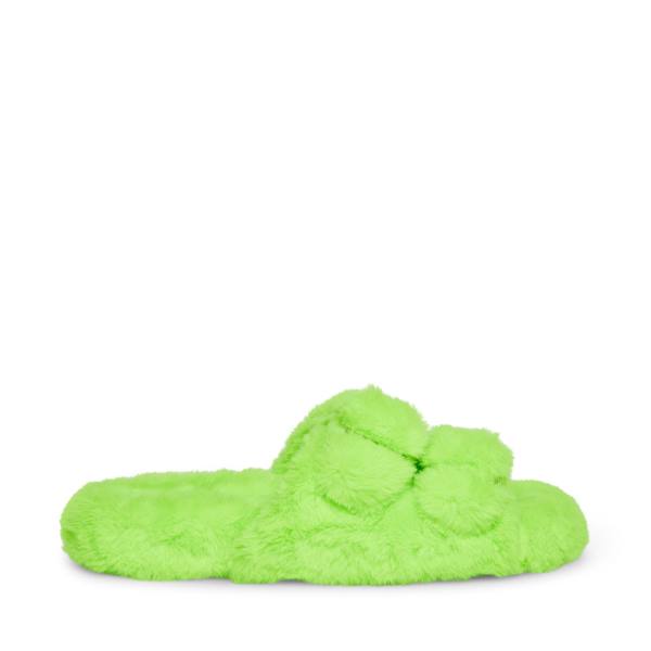 Steve Madden Staycation Lime Tøfler Dame Lyse Grønn | SM-528EO