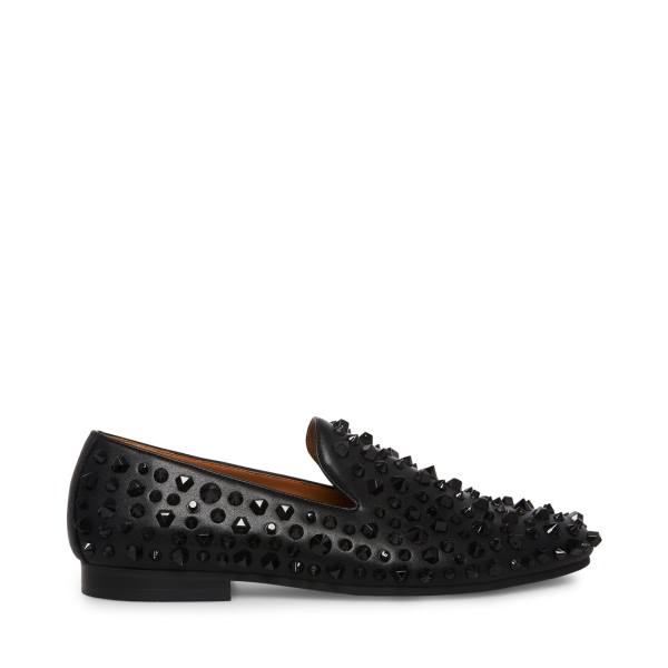 Steve Madden Stefanoo Studs Pensko Herre Svarte | SM-150XM