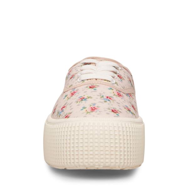 Steve Madden Stream Blush Joggesko Dame Rosa Multicolor | SM-568FG