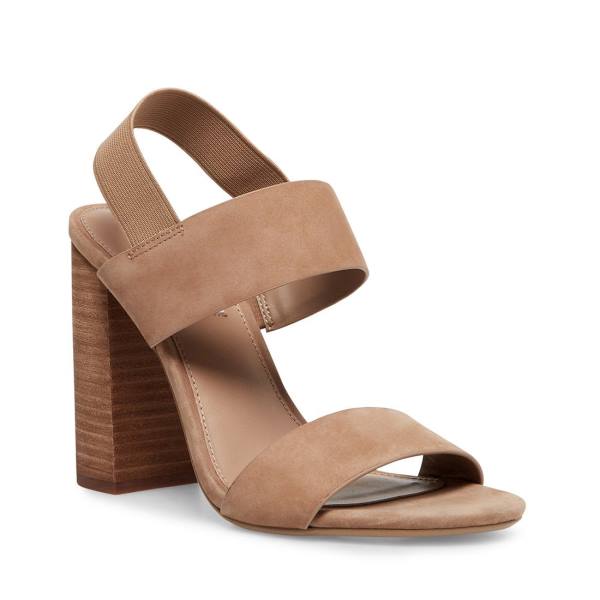 Steve Madden Sunbeam Tan Heel Høye Hæler Dame Brune | SM-193HL