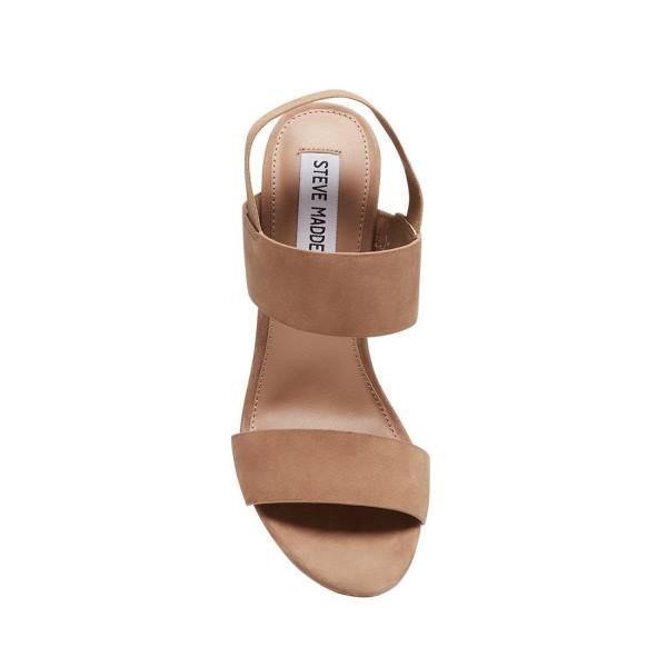 Steve Madden Sunbeam Tan Heel Høye Hæler Dame Brune | SM-193HL