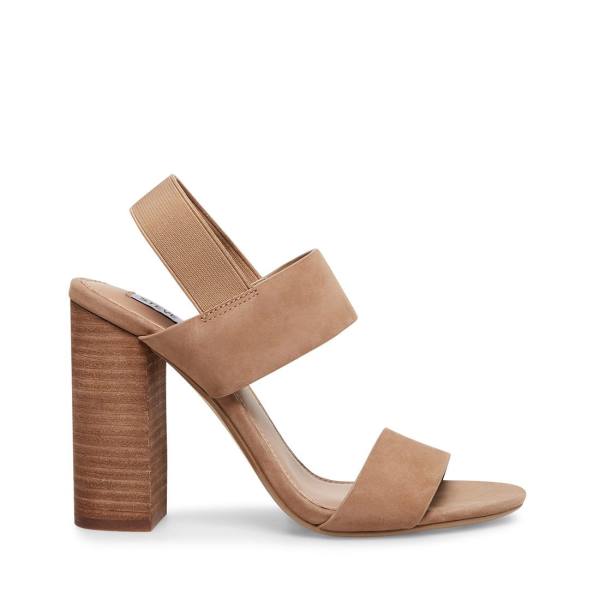 Steve Madden Sunbeam Tan Heel Høye Hæler Dame Brune | SM-193HL