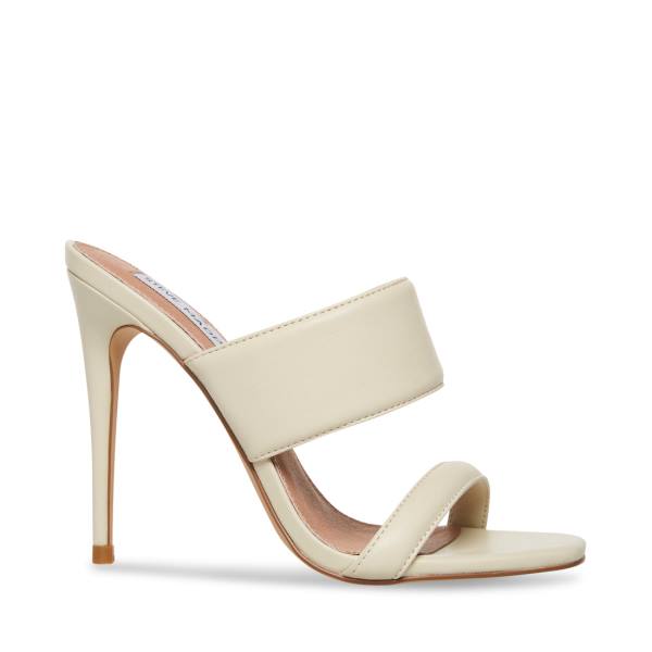 Steve Madden Swan Bone Heel Høye Hæler Dame Beige | SM-970GK